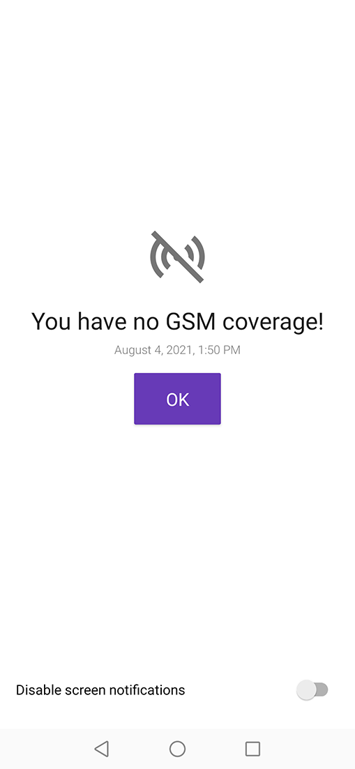 GSM Signal Monitor